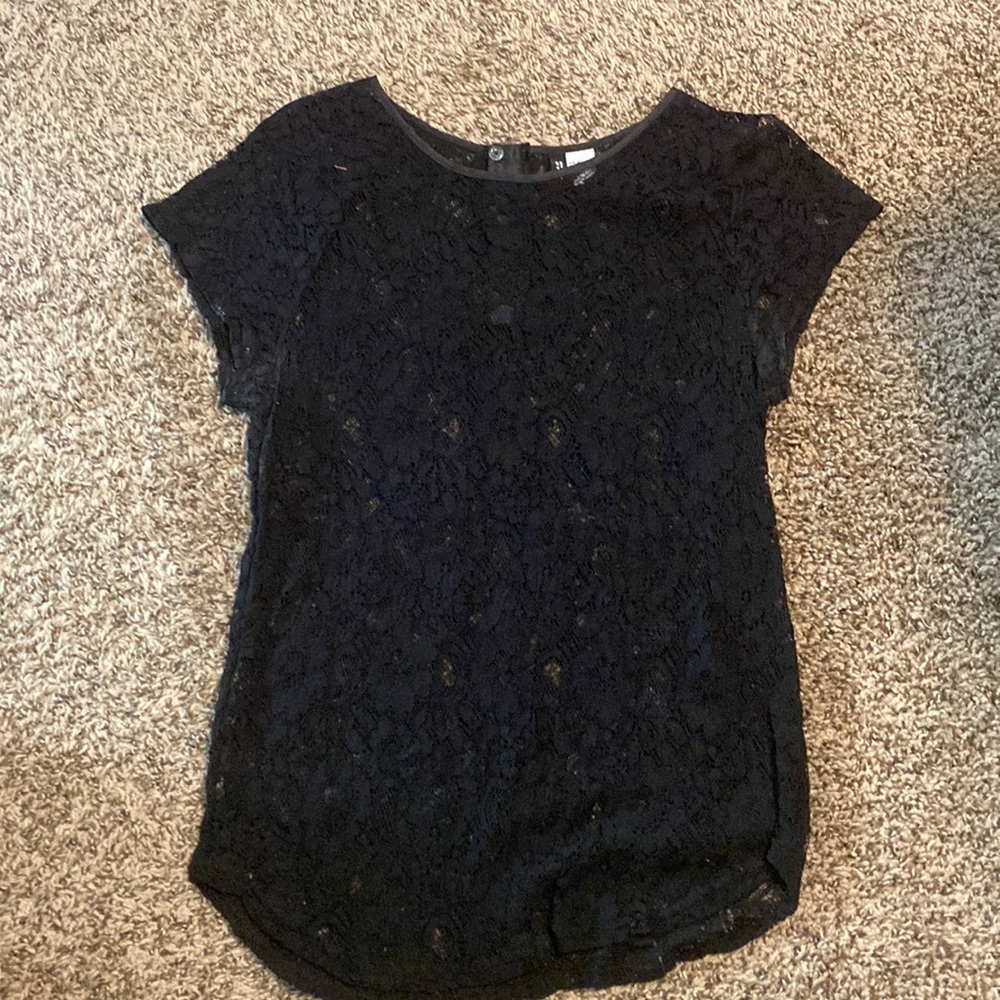 Black Lacey t-shirt